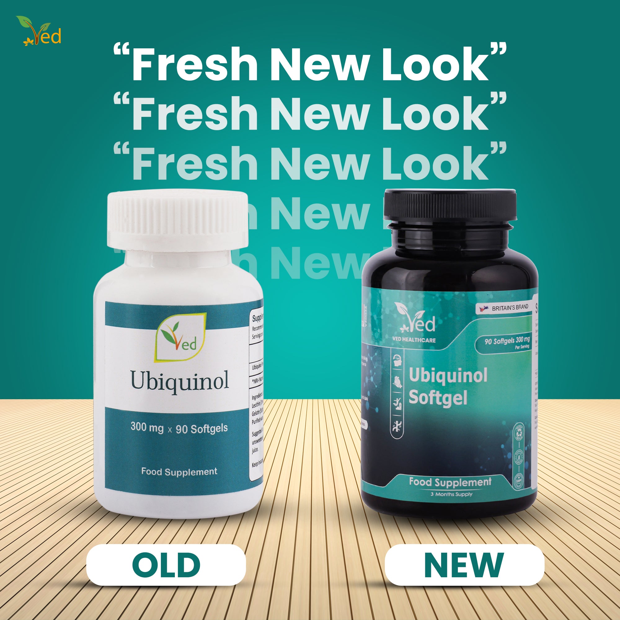 Ubiquinol 300mg, 90 Softgel, Enhanced Bioactivity CoQ10