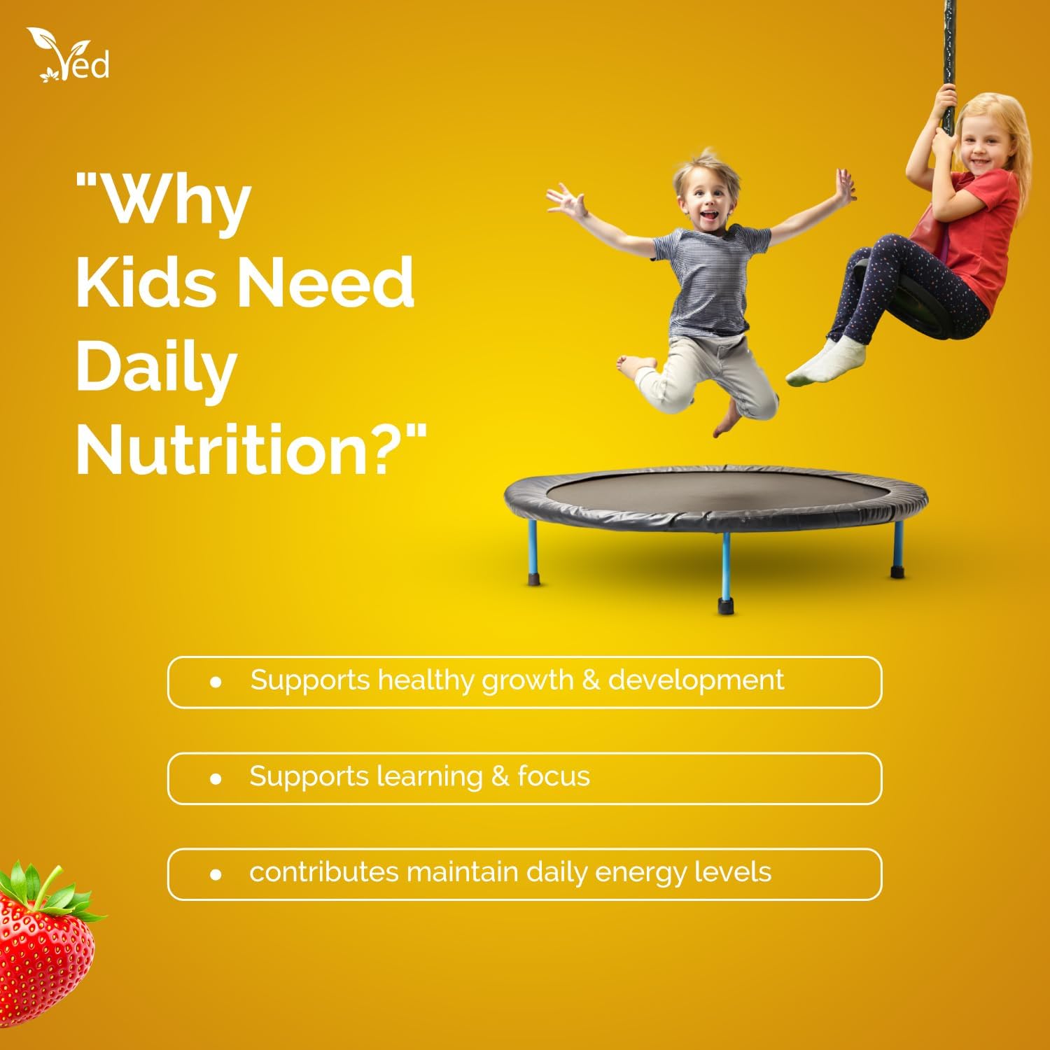 Ved Kids Multi Immune Support for Children, 500ml(33 Days Supply).
