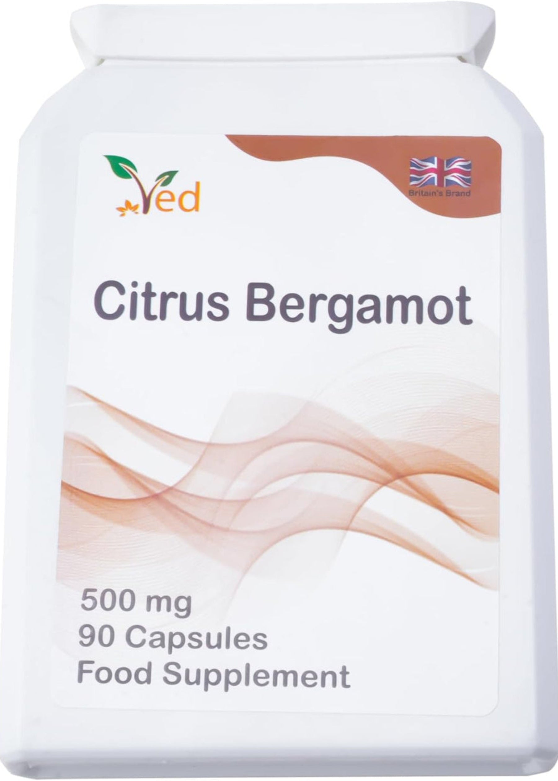 Ved Citrus Bergamot, Organic Citrus Bergamot Extract,500mg, 90 Capsules(3 Months Supply)