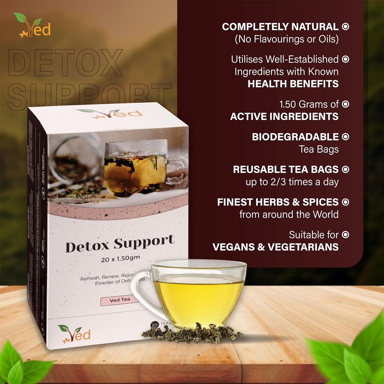 Ved Tea bag 20 Tea Bags (Detox Support Tea)
