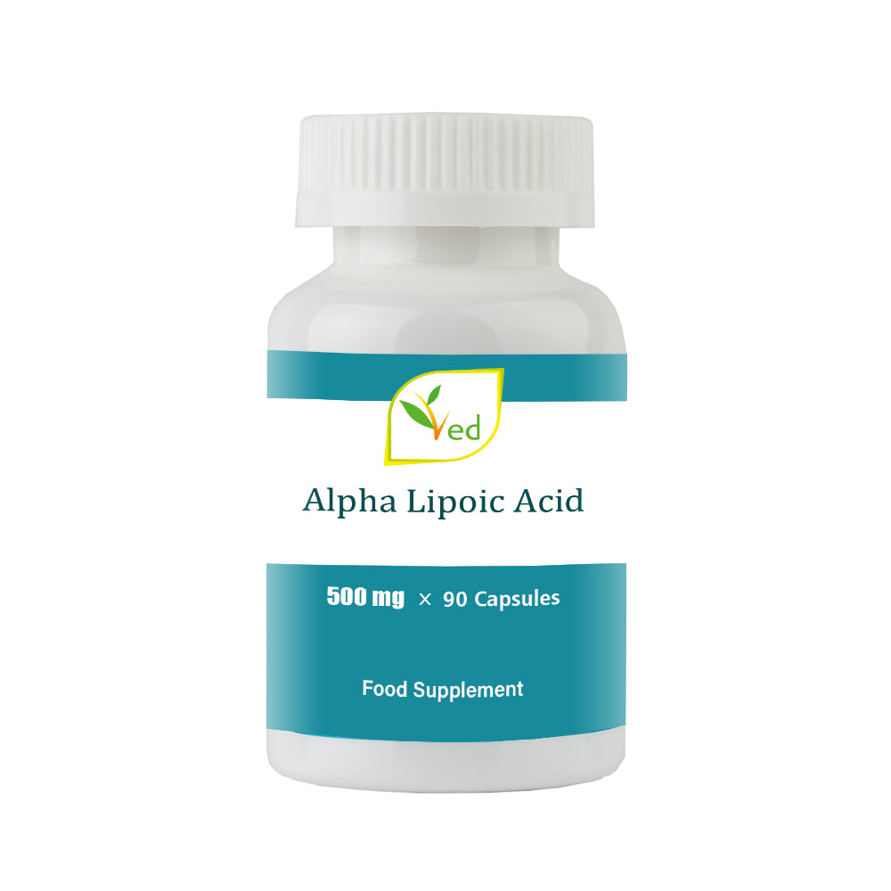 Ved Alpha Lipoic Acid | Non-GMO, Gluten Free | 750mg, 180 Tablets