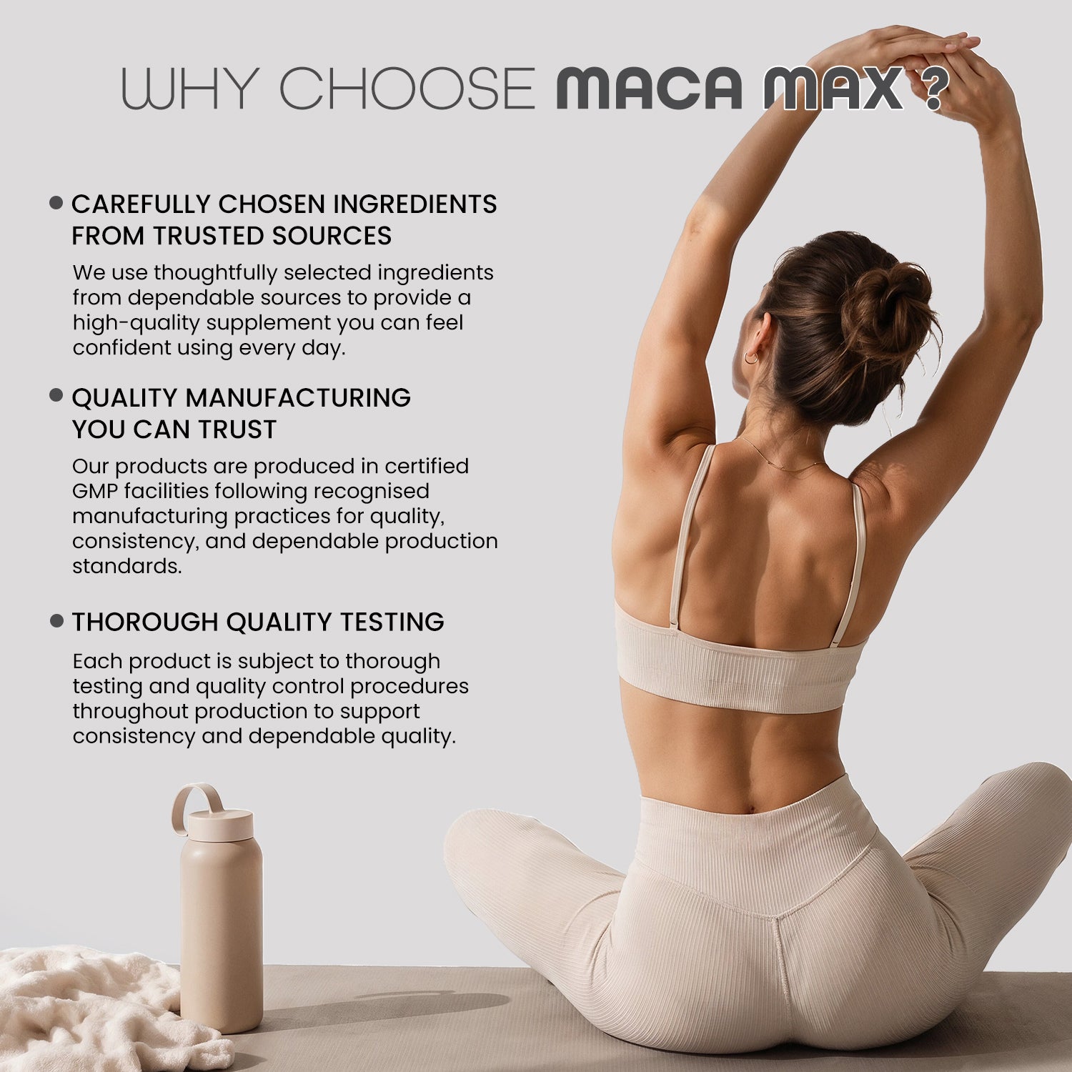 Maca Root Capsules 5550mg (High Strength) – 180 Vegan Black & Yellow Maca Capsules - 6 Month Supply – GMP Certified – with L-Arginine, Panax Ginseng, Black Pepper & Zinc