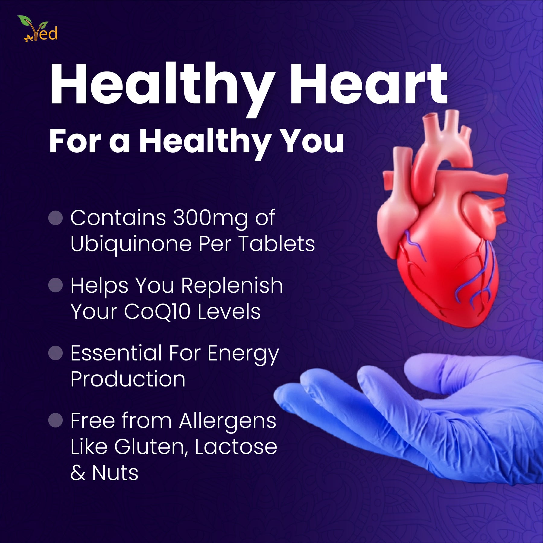 Co Enzyme Q10 300 mg 90 Tablets GMP Guaranteed Quality