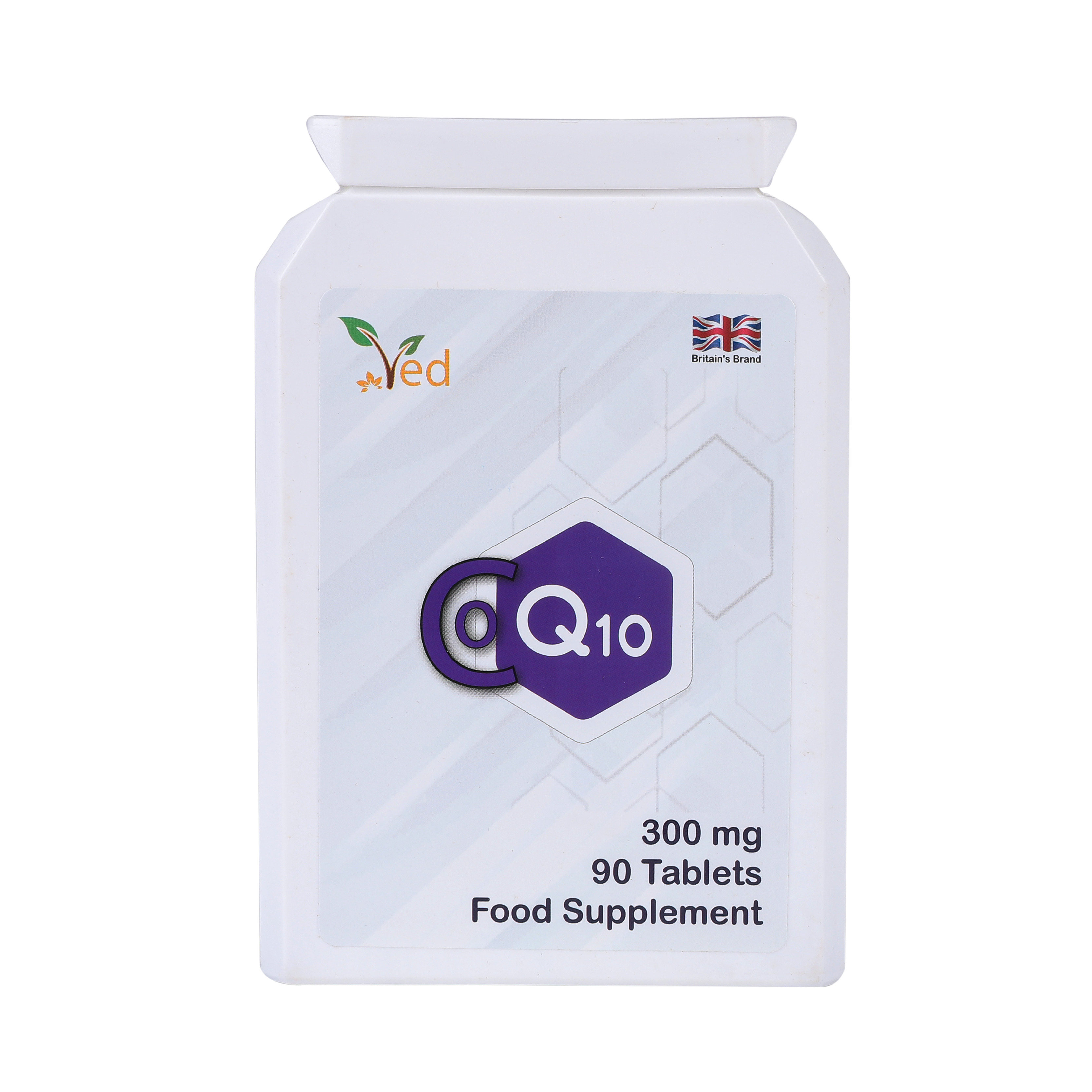 Co Enzyme Q10 300 mg 90 Tablets.