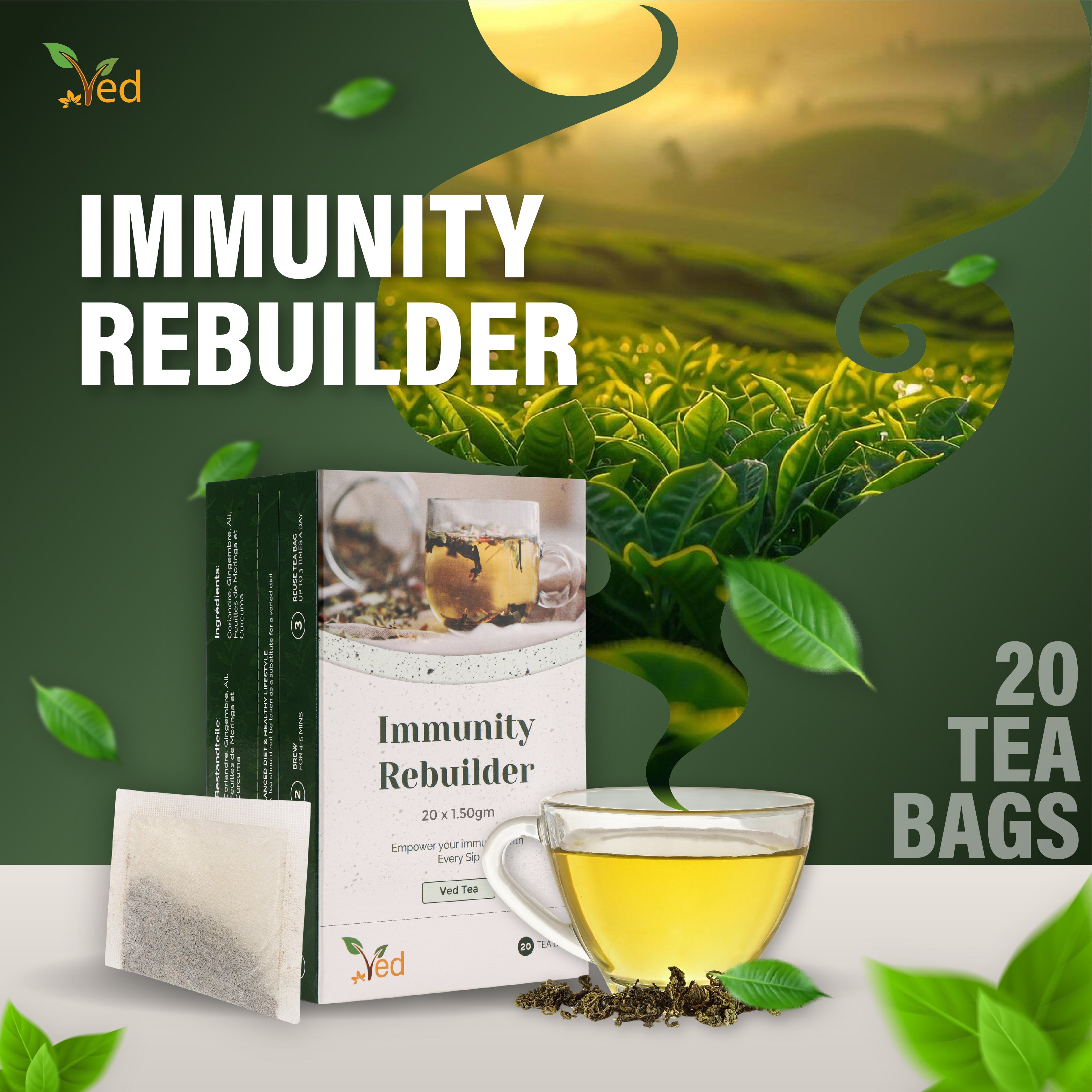 Ved Tea bag 20 Tea Bags (Immunity Rebuilder Tea)