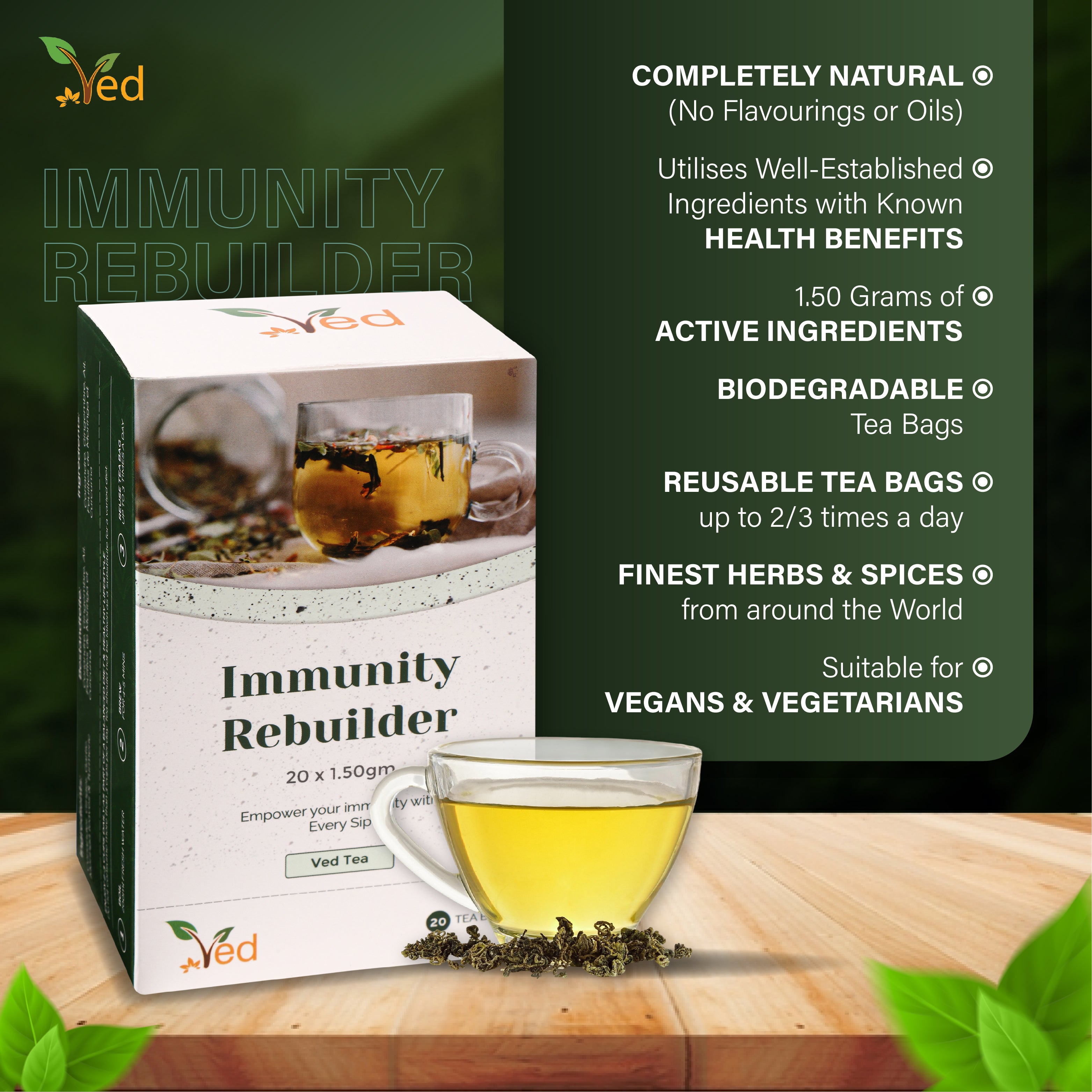 Ved Tea bag 20 Tea Bags (Immunity Rebuilder Tea)