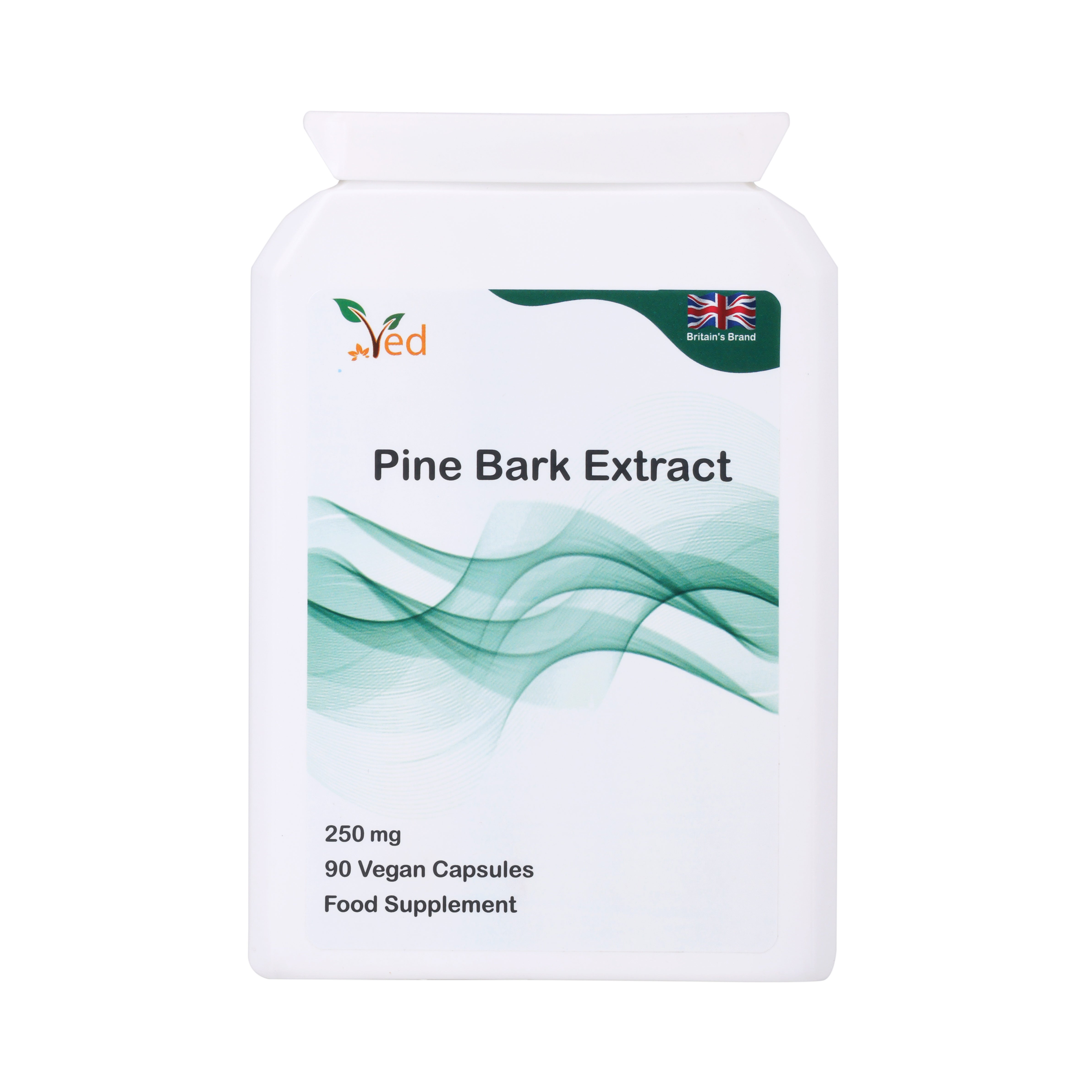 Pine Bark Extract 250mg | 90 vegan Capsules | High Strength Supplement |