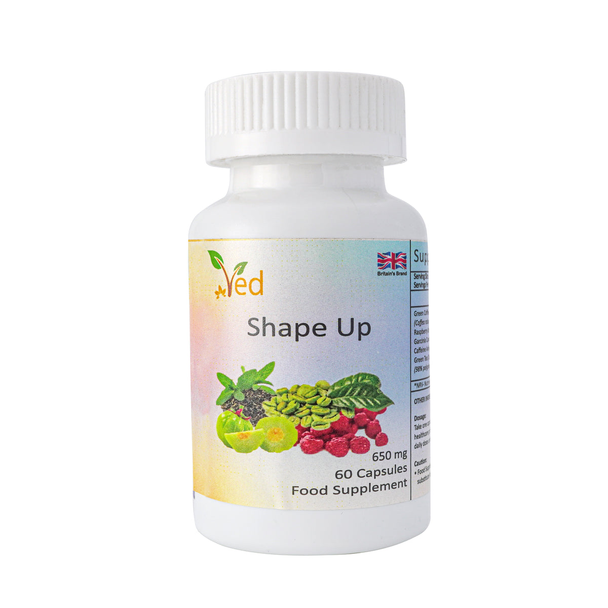 Shape Up 650 mg Per Capsule 60 Capsule (60 Days Supply)