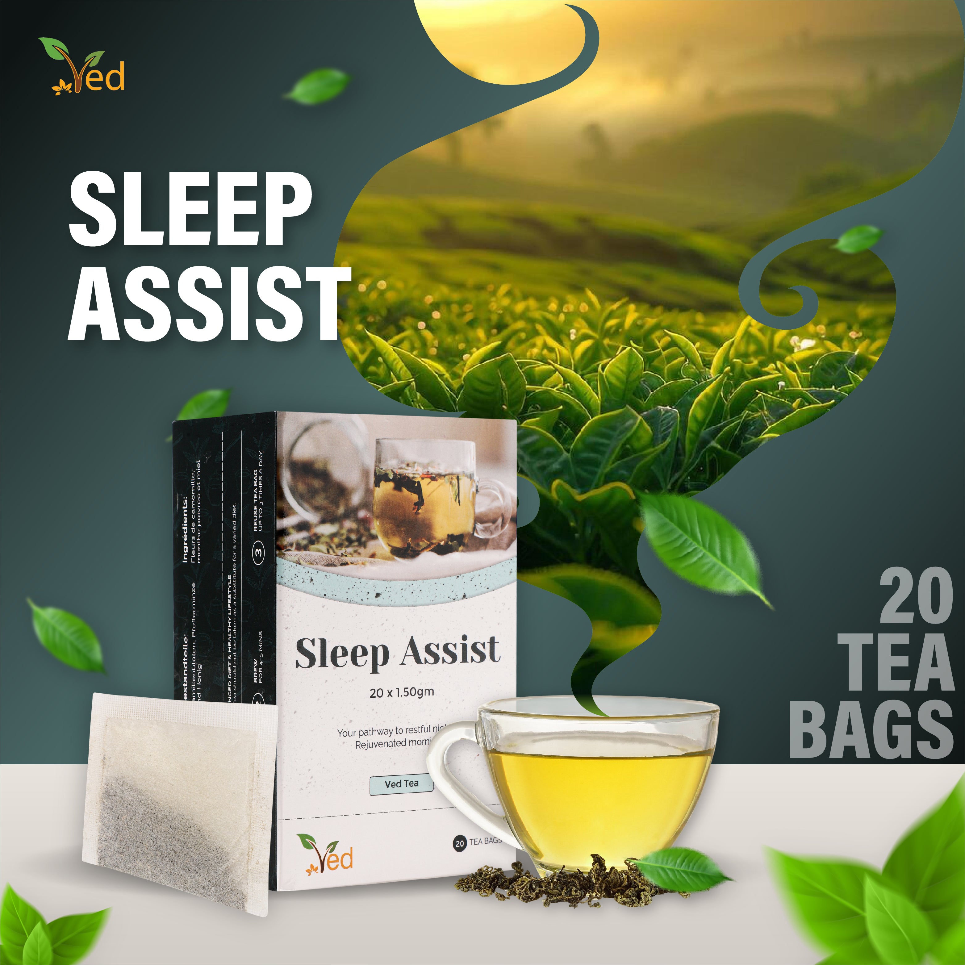 Ved Tea bag 20 Tea Bags (Sleep Assist Tea)