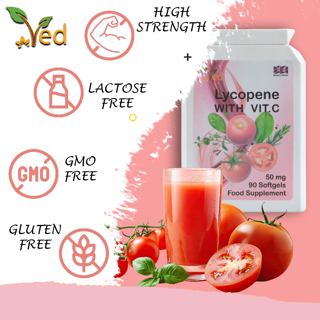 Lycopene 50 mg | 180 softgel, 6 Month Supply.