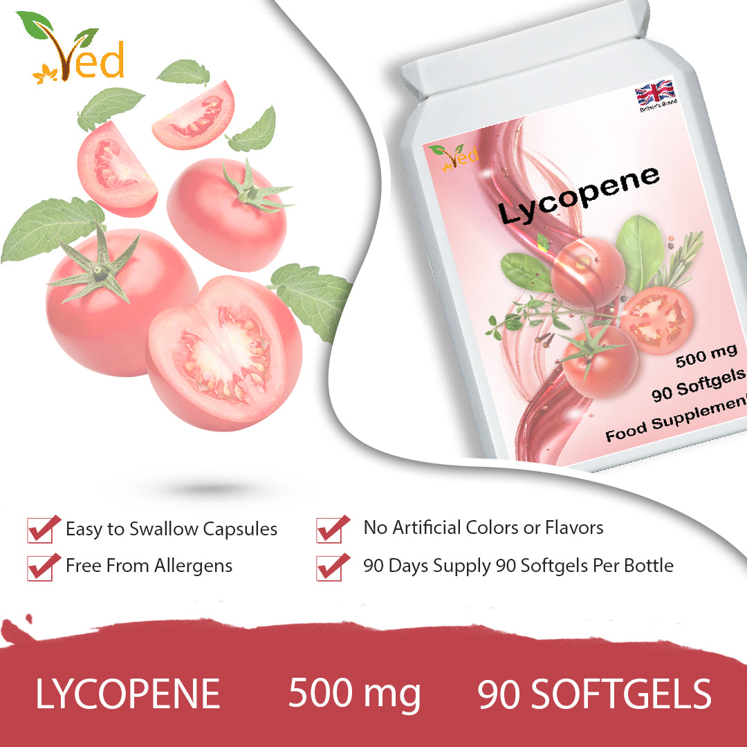 lycopene 500 mg 180 Softgels (Pack Of 2)