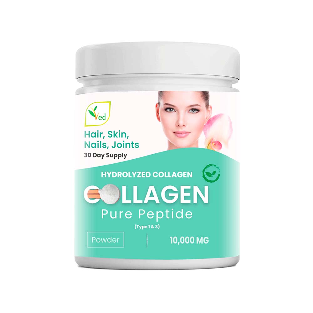 Ved Collagen Peptides Powder Supplement, Gluten, Dairy Free, Unflavored 300G Powder