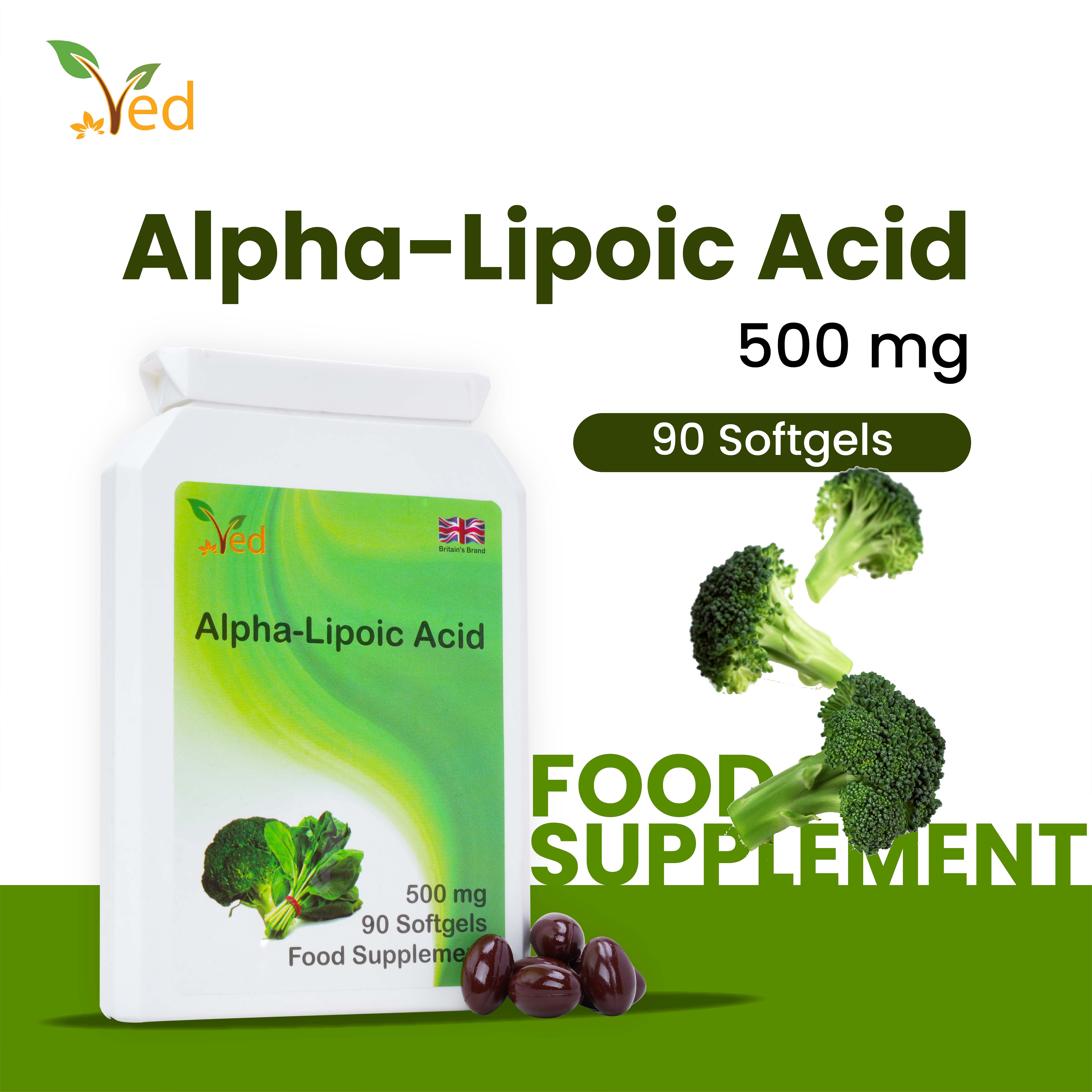 ALPHA LIPOIC ACID 500mg Softgels