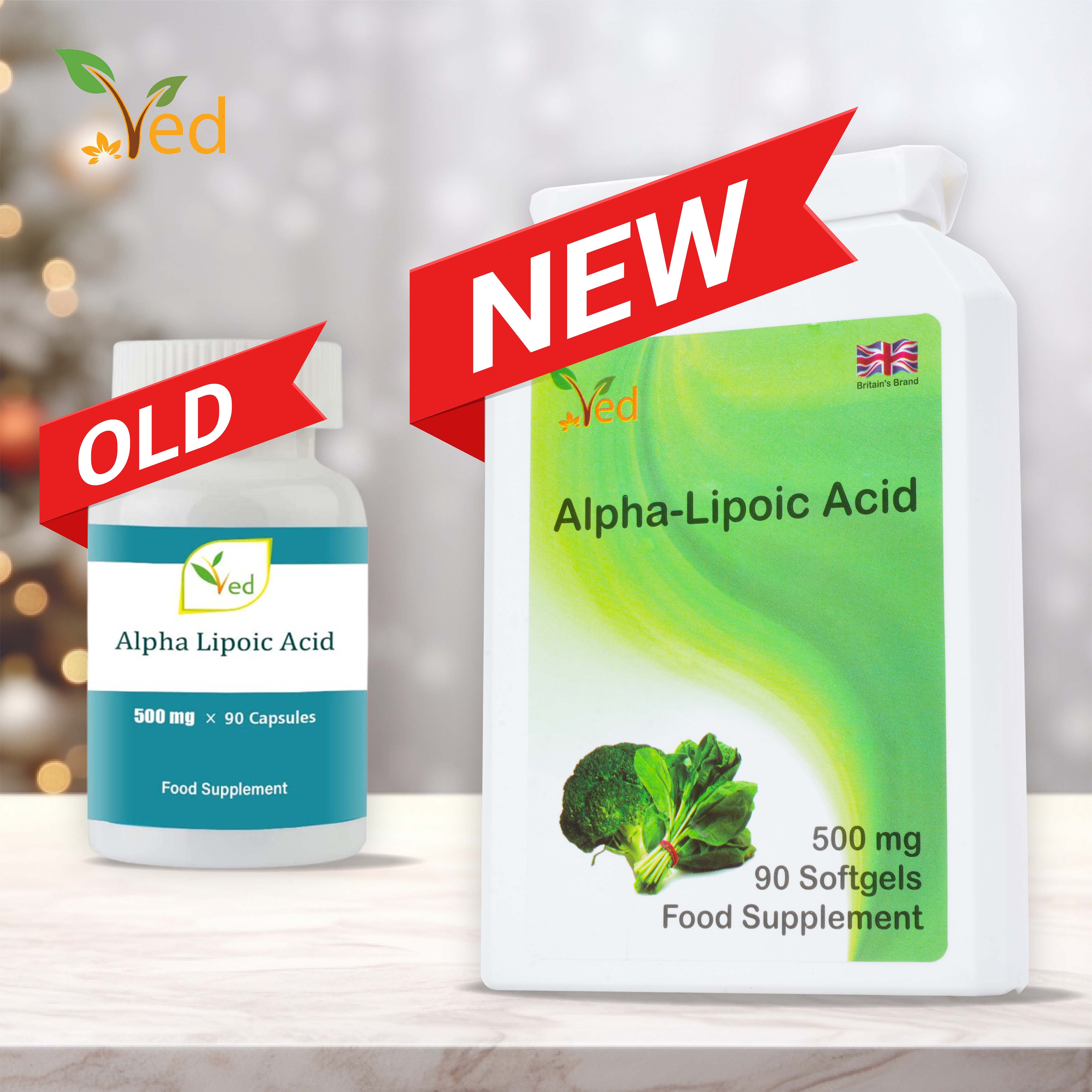ALPHA LIPOIC ACID 500mg Softgels