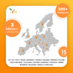 VED Turmeric Gummies with Ginger & Black Pepper, 90 Vegan Gummies, Turmeric Root Extract 2000mg, Ginger Root Extract 100mg, Black Pepper 1000µg, Natural Lemon Flavor, 3 Months Supply, Gluten-Free.