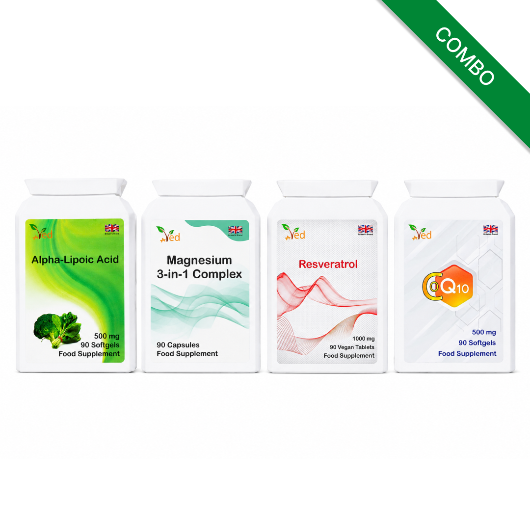 Ved Daily Wellness Combo | 4 Essential Supplements