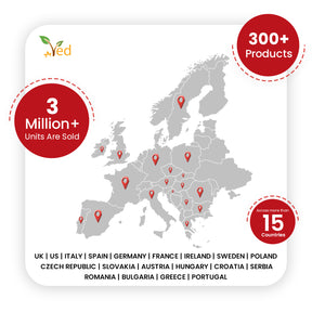 Ved Vitamin B12 Gummies 1000mcg,Vegan & Gluten-Free - Tasty, Natural Mix Berry Flavour, B12 Vitamin Supplement,60 Gummies,2 per Day,1 Months Supply.