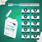 Pine Bark Extract 250mg | 90 vegan Capsules | High Strength Supplement |