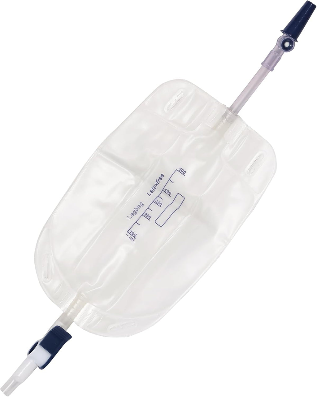Ved Urine Fabric Leg Bag, T Tap or Lever Tap with Soft Fabric Backing and a Natural Leg-Shape Design, 500ml (Pack of 10).