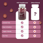 VED Lion's Mane Mushroom 1000 mg, 60 Gummies