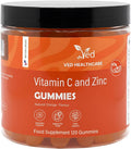Vitamin C and Zinc Gummies, 120 Tasty Gummies, Natural Orange Flavour, 2 per Day, Gluten-GummiesFree, Non-GMO & Vegan-Friendly, Easy to Chew,...