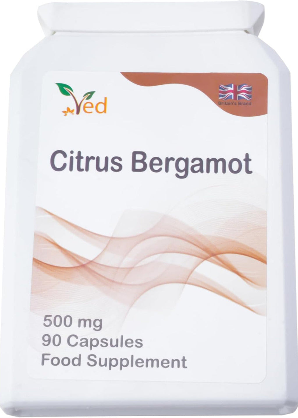 Supplement container labeled 'Citrus Bergamot' with Yed logo on a white background
