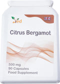 Supplement container labeled 'Citrus Bergamot' with Yed logo on a white background