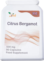 Supplement container labeled 'Citrus Bergamot' with Yed logo on a white background