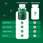 VED Super Green 60 Vegan Gummies.