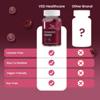 VED Cranberry Gummies 60 Vegan Gummies.