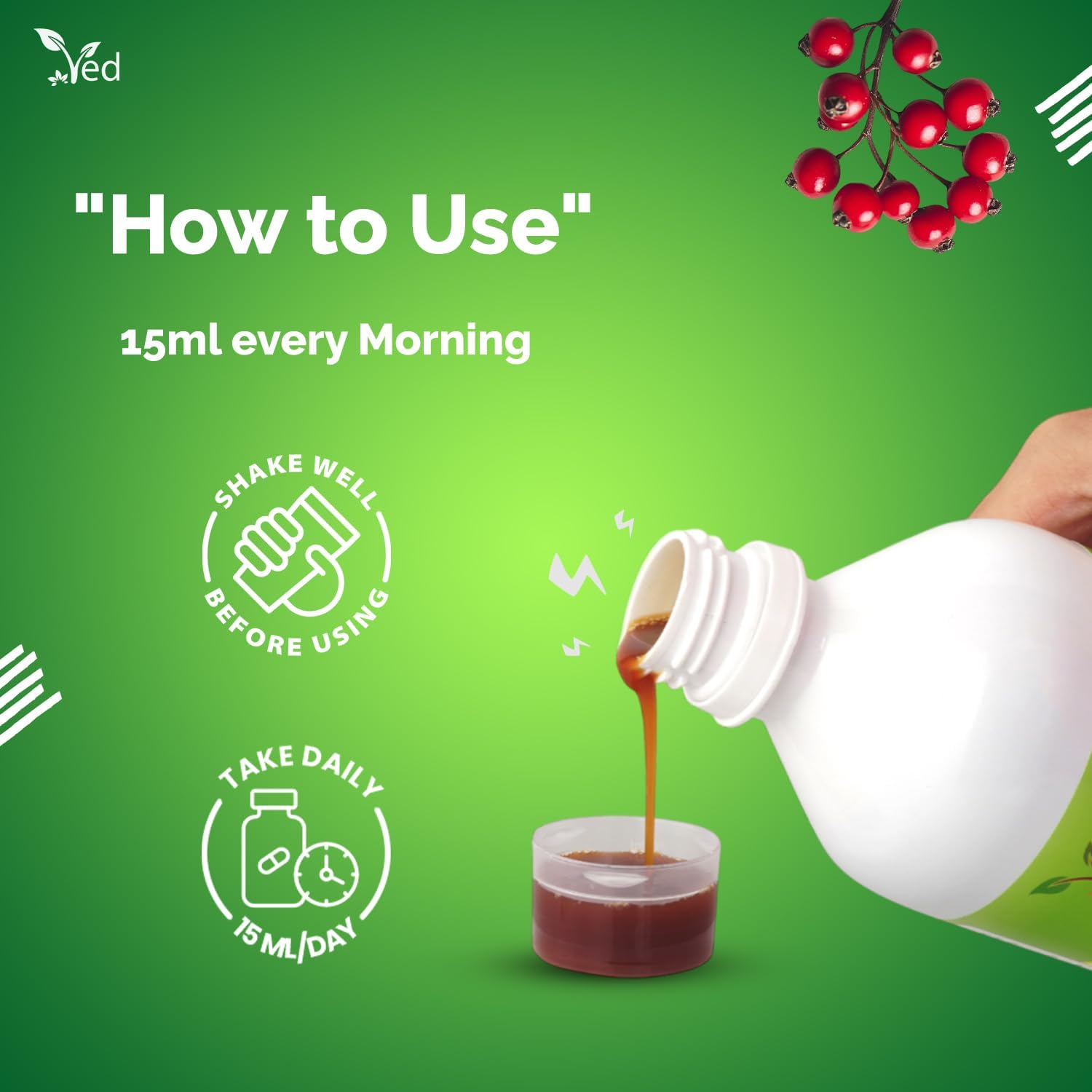 Ved Ginseng liquid Food Supplement (500 ml)