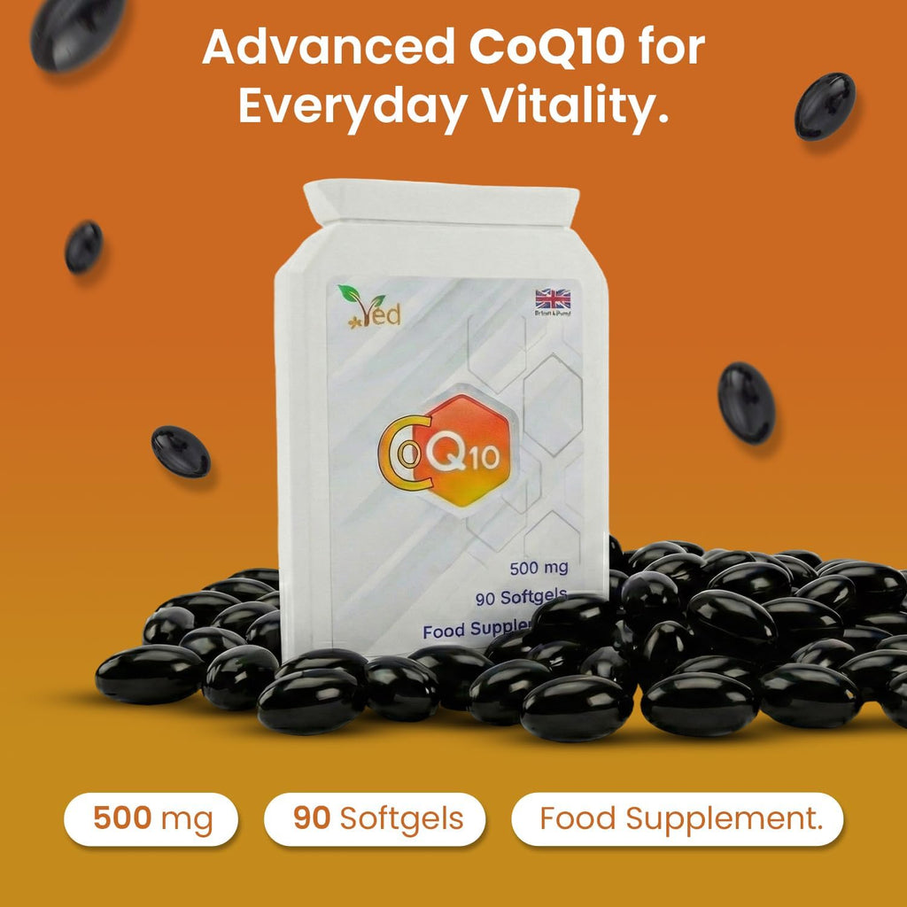 Co Enzyme Q10 500mg 360 softgels, 1 year supply