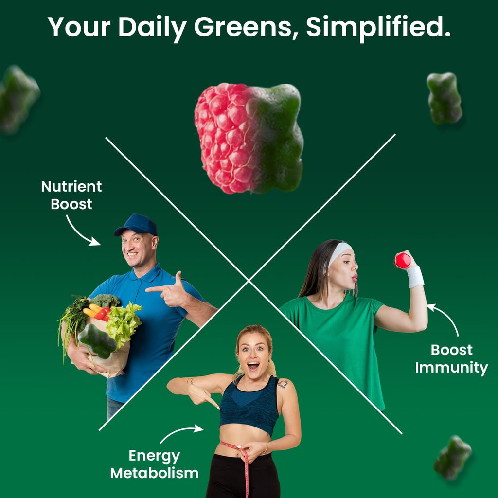 VED Super Green 60 Vegan Gummies.