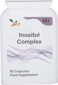 Ved Inositol Complex, Myo- Inositol 2000 mg & D Chiro-Inositol 300 mg, Folate 400 mcg & Chromium 100 mcg, 92 Capsule (23 Days Supply)