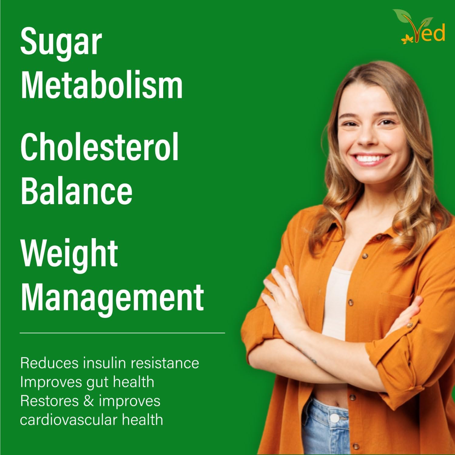Ved Citrus Bergamot, 500mg, 90 Capsules(3 Months Supply)