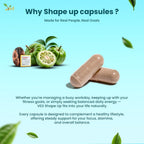Ved's Shape Up Slimming Capsule, Garcinia cambogia & Green Tea Extract, 60 Vegan Capsule (60 Days Supply).