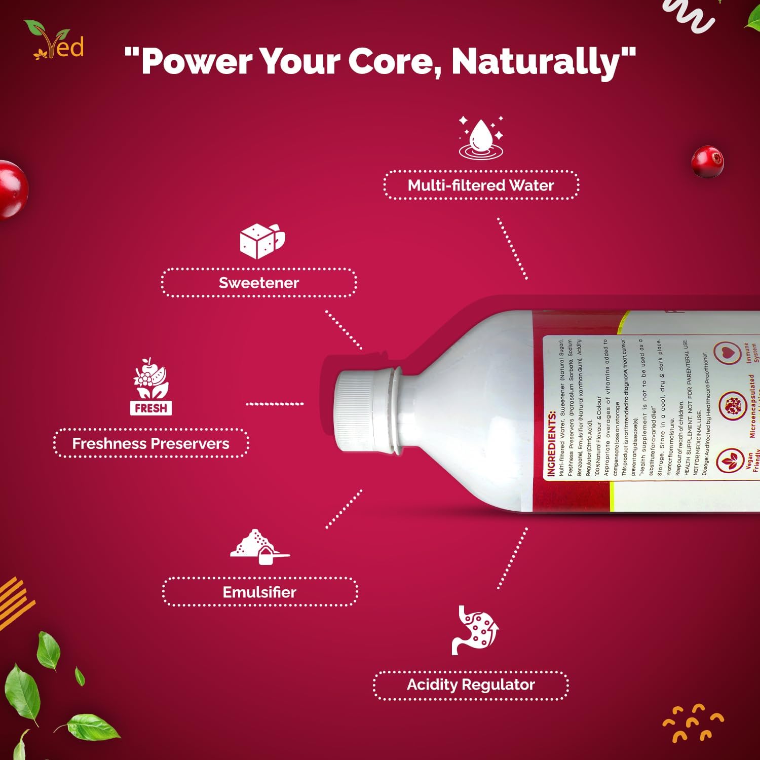 Ved Probiotics & Enzymes 500 ML.