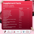 Women's Pro-bio Capsules 30 Billion CFU, 90 Delayed Release Vegan | 1 Month Supply, D-Mannose, Cranberry, Hibiscus & Sea Buckthorn Extracts