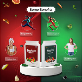 Ved Balance of Fruits and Veggies Supplements, Fresh Formula with Vitamins and Minerals from Fruits and Vegetables, (90 Vegan Capsules (Pack of 2))