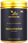 Ved Bilva Fruit Powder, Aegle Marmelos Correa,100% Pure, Clean and Natural,100g (35 Days Supply)