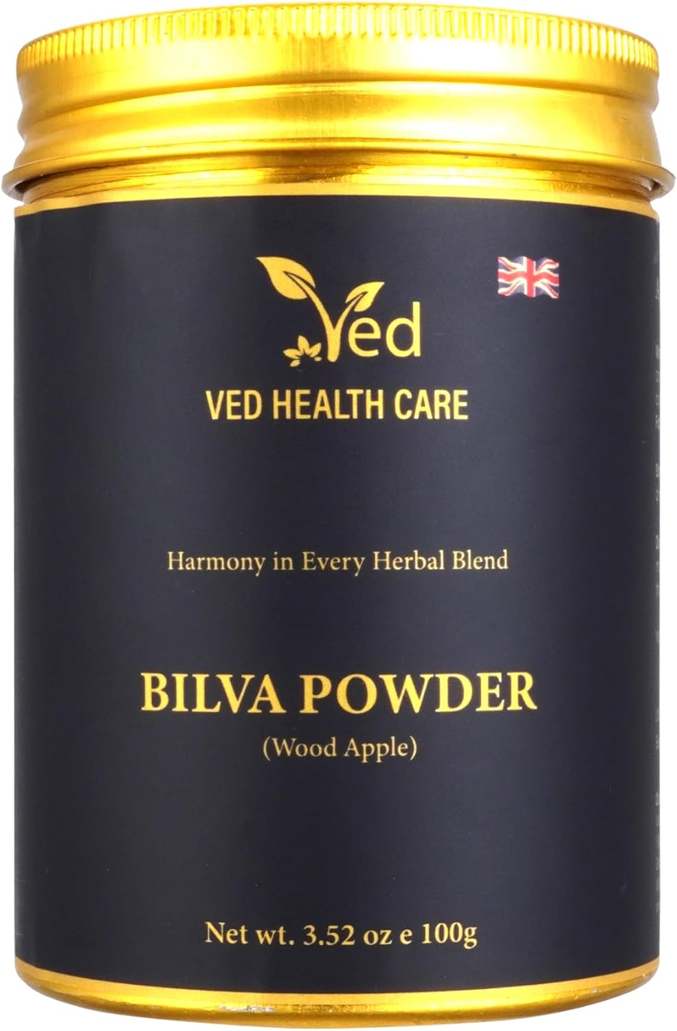 Ved Bilva Fruit Powder, Aegle Marmelos Correa,100% Pure, Clean and Natural,100g (35 Days Supply)