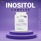 Ved Inositol Complex, Myo- Inositol 2000 mg & D Chiro-Inositol 300 mg, Folate 400 mcg & Chromium 100 mcg, 92 Capsule (23 Days Supply)