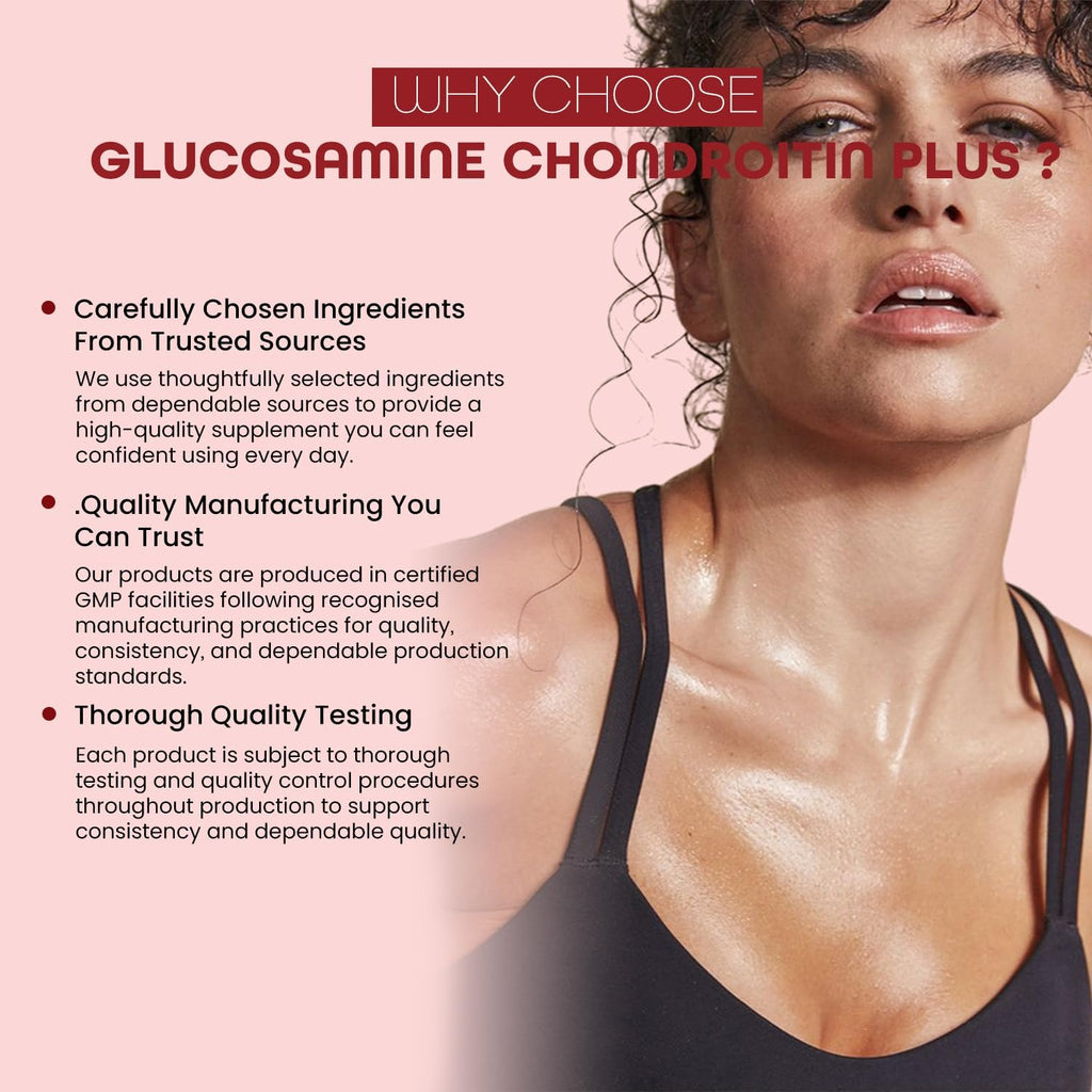 Glucosamine Sulfate & Chondroitin Complex with MSM, Turmeric, Hyaluronic Acid & Vitamin C – 180 Capsules (2 Per Day, Up to 3 Months Supply) – Non-GMO.