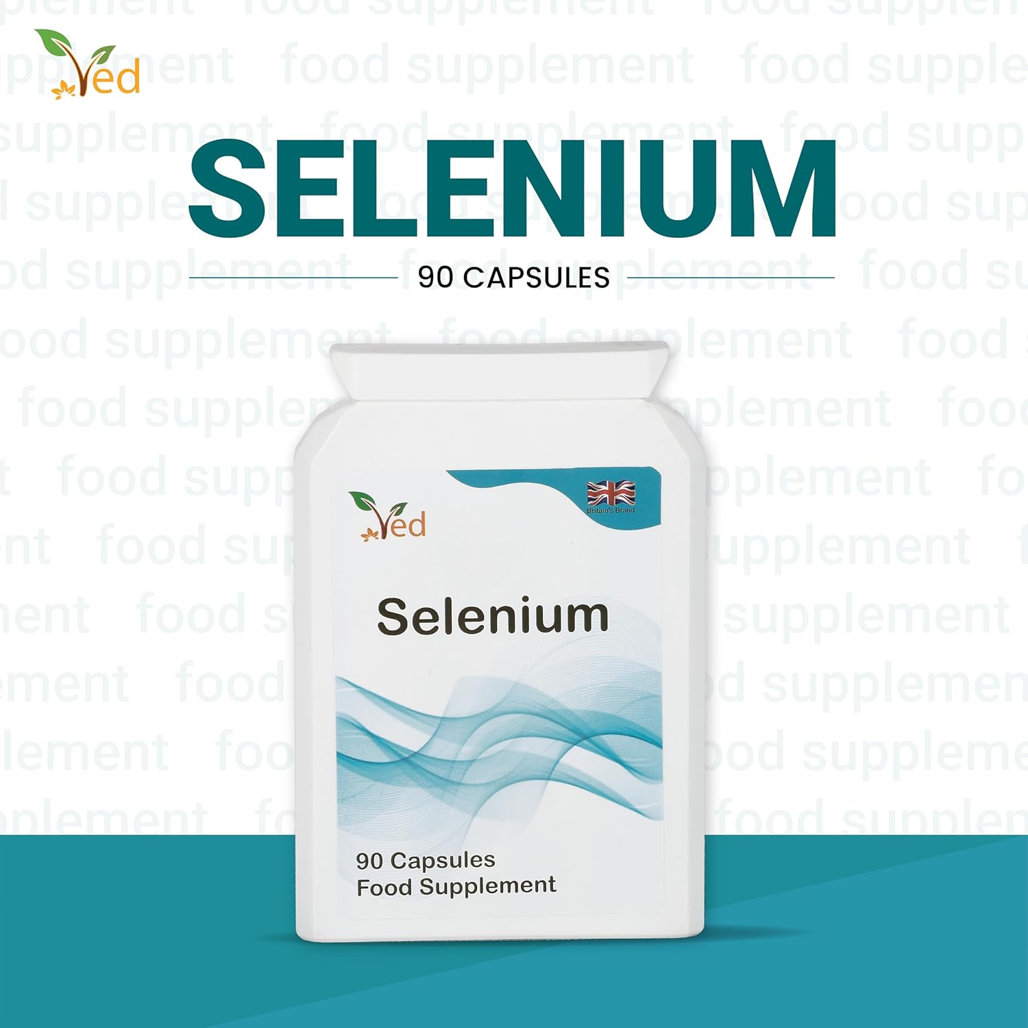 Ved Selenium 200mcg, 90 Capsule (3 Months Supply)
