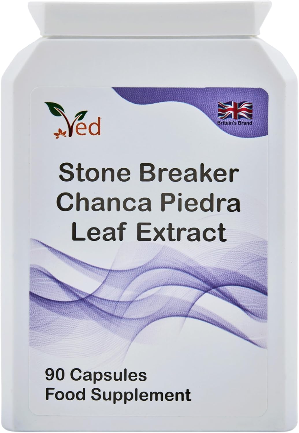 Ved Stone Breaker, Chanca Piedra Leaf Extract 1500 mg Kidney & Liver Support, Dissolve, Flush & Cleanse,90capsule (30 Days Supply)