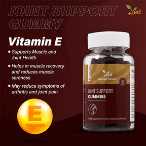 Ved Joint Support Supplement Gummies for Adults, Men and Women, Chewable Joint Support Gummy,173 mg per Serving, 60 Gummies(60 Days Supply)