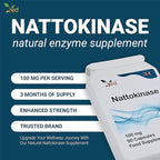 Ved Nattokinase, 2000 FU / 100mg, 90 Capsules (3 Months Supply)