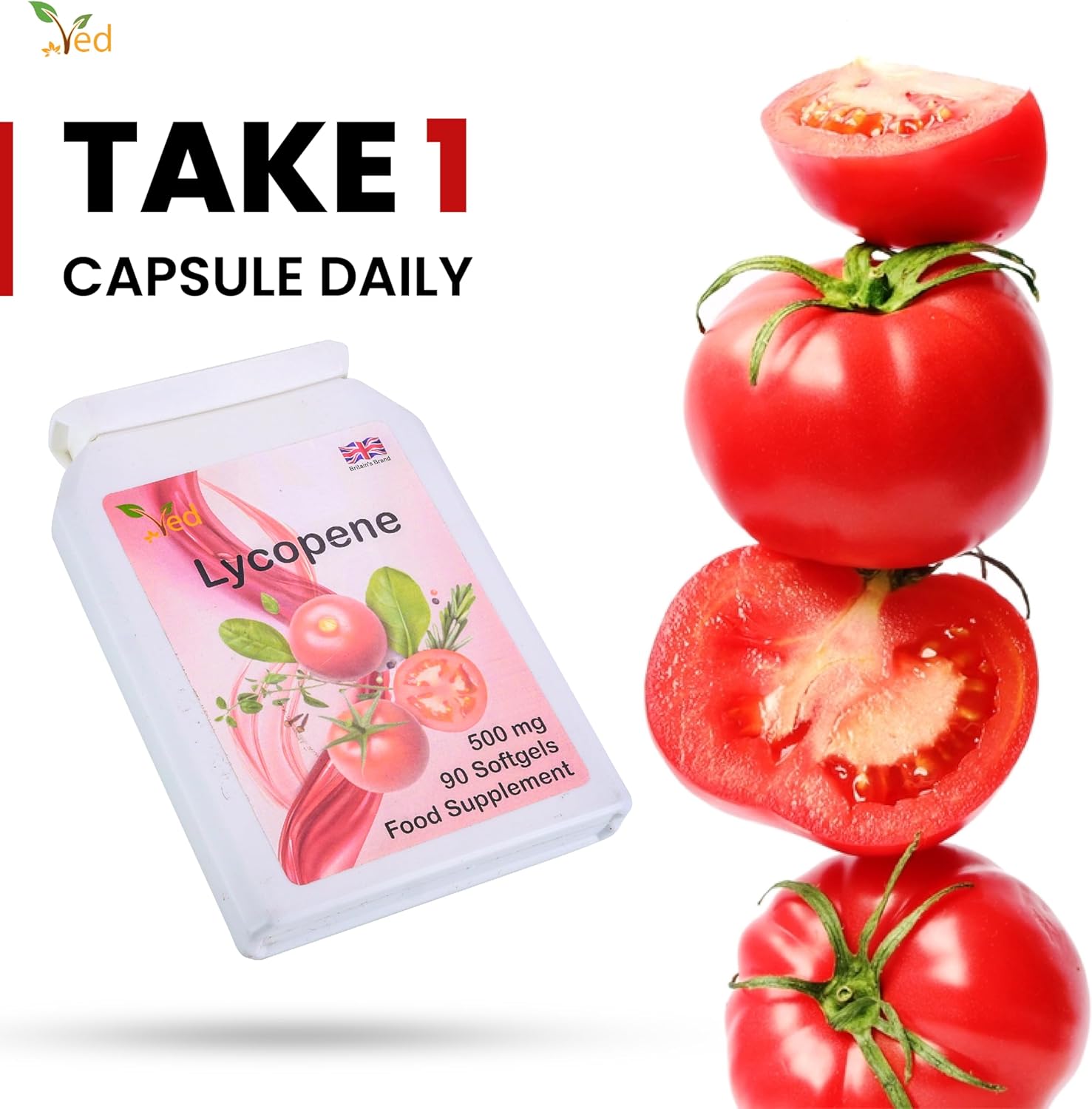 Lycopene 500mg 90 softgels (capsules)