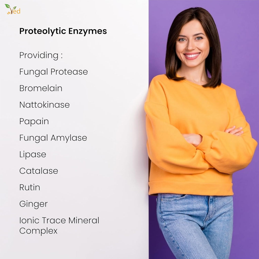 Ved Systemic Proteolytic Enzymes Complex, 90 Capsule(3 Months Supply)