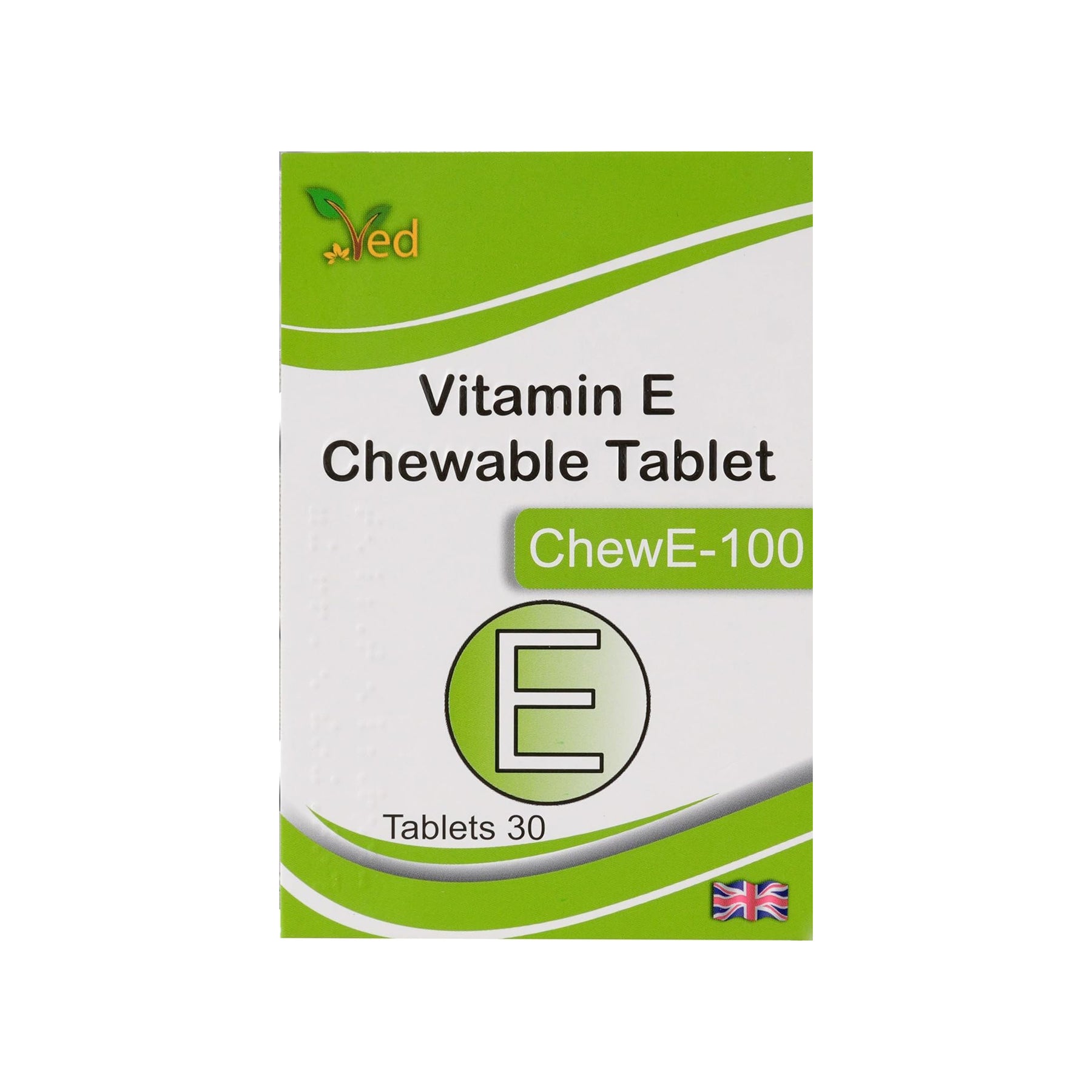 VED VITAMIN E 100 MG CHEWABLE TABLET
